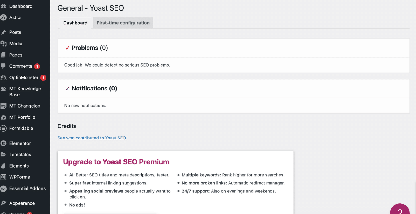 Using YOAST SEO when migrating your website